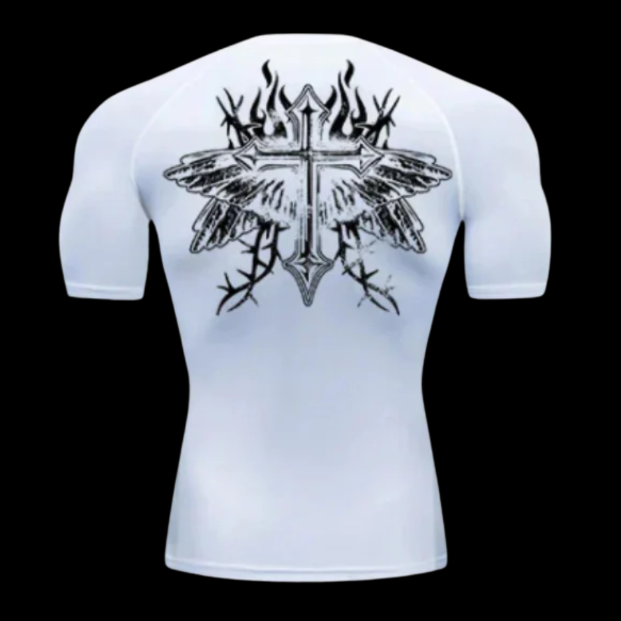 LuxCrux™ Freedom Short-Sleeved Compression Shirt