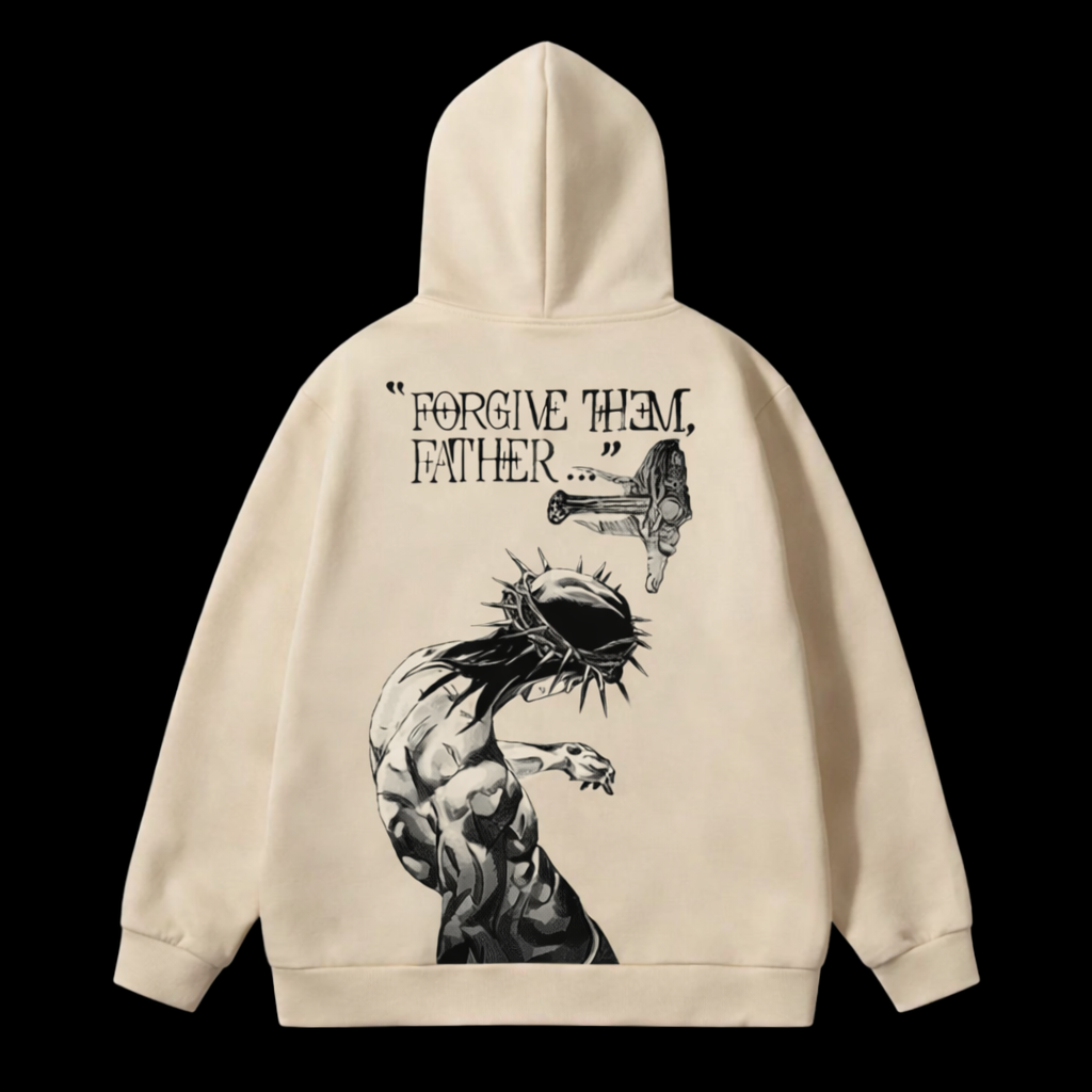 LuxCrux™ Forgive Them Father Hoodie