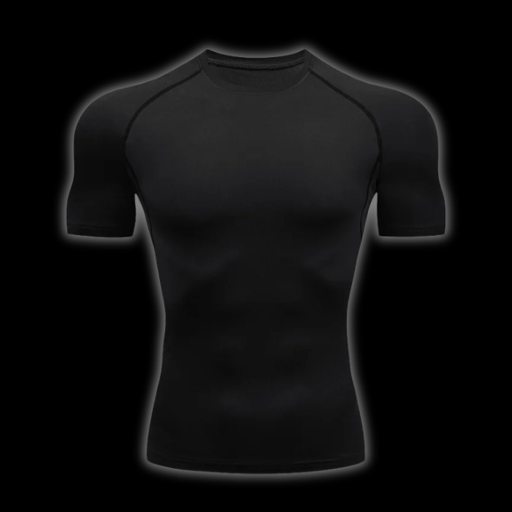 LuxCrux™ Isaiah 41:10 Short-Sleeved Compression Shirt
