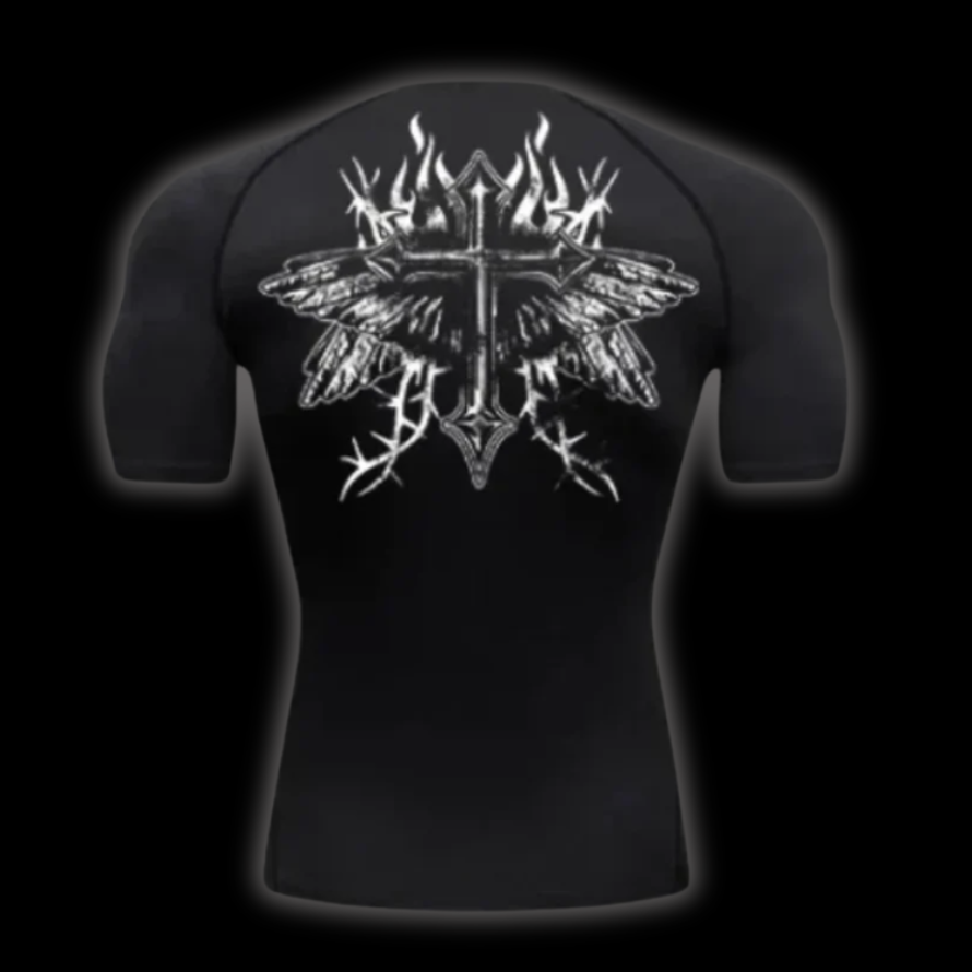 LuxCrux™ Freedom Short-Sleeved Compression Shirt
