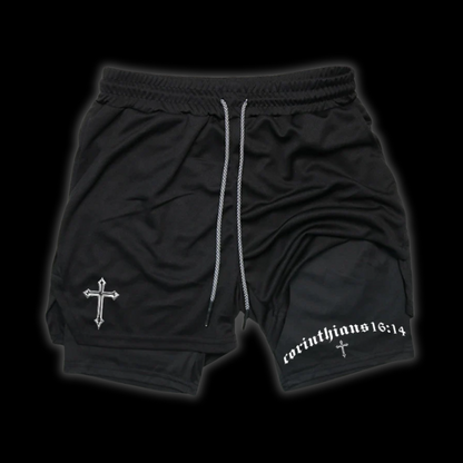LuxCrux™ Corinthians 16:14 Shorts