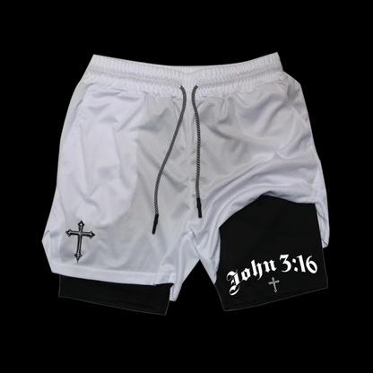 LuxCrux™ John 3:16 Shorts