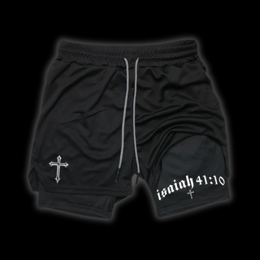 LuxCrux™ Isaiah 41:10 Shorts