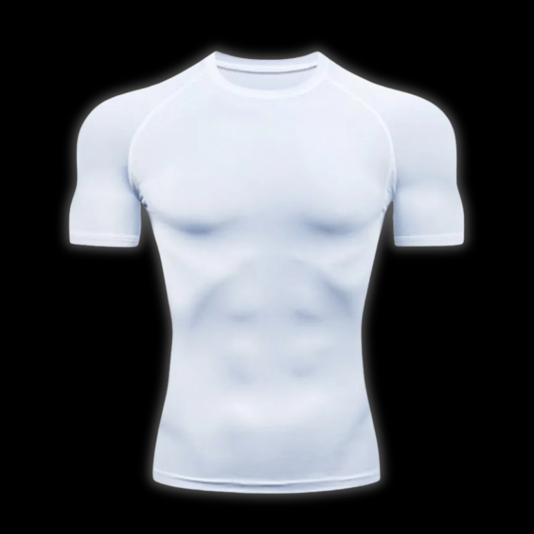 LuxCrux™ Blank Short-Sleeved Compression Shirt