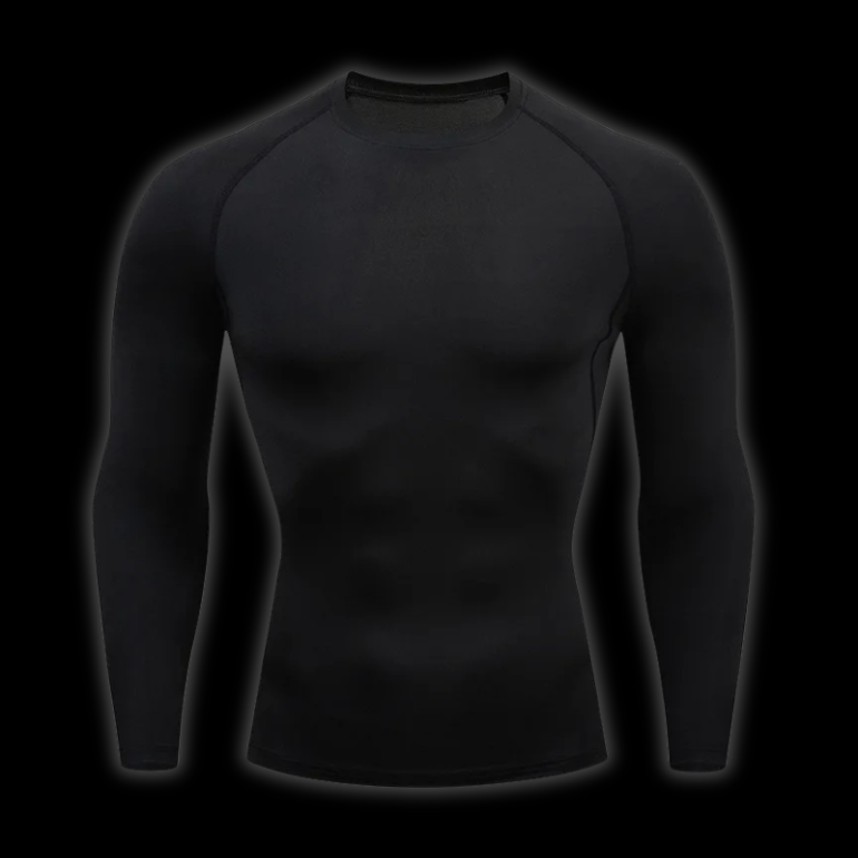 LuxCrux™ Blank Long-Sleeved Compression Shirt