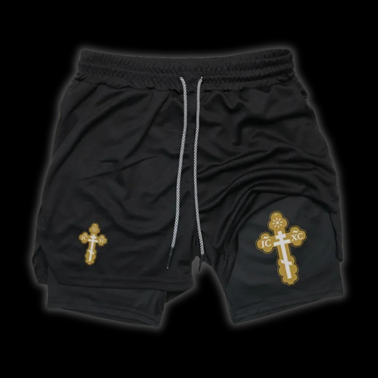 LuxCrux™ Orthodox Byzantine Shorts