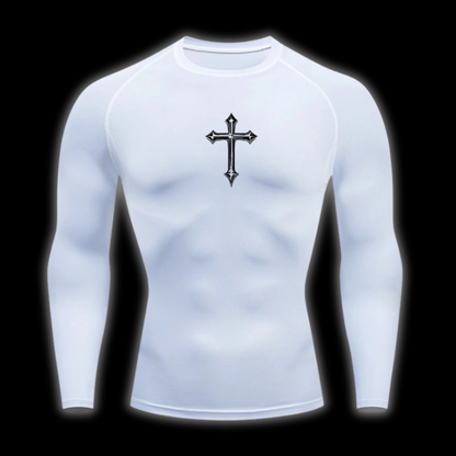 LuxCrux™ Neon Long-Sleeved Compression Shirt