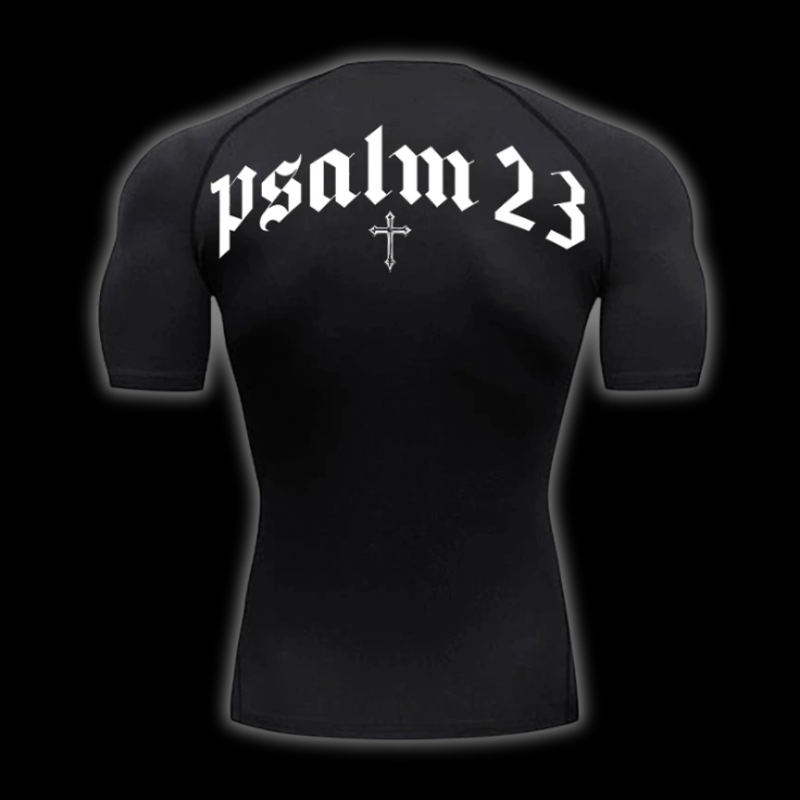 LuxCrux™ Psalm 23 Short-Sleeved Compression Shirt