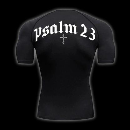 LuxCrux™ Psalm 23 Short-Sleeved Compression Shirt