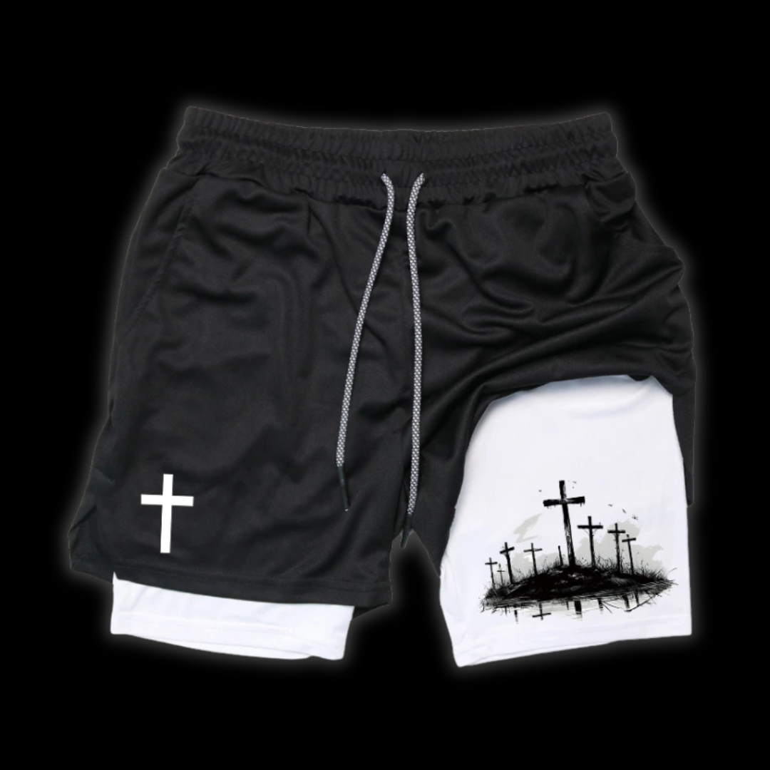 LuxCrux™ Holy Cross Shorts