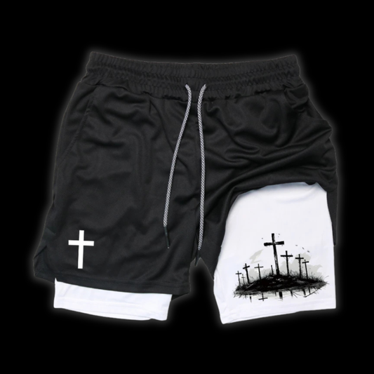 LuxCrux™ Holy Cross Shorts